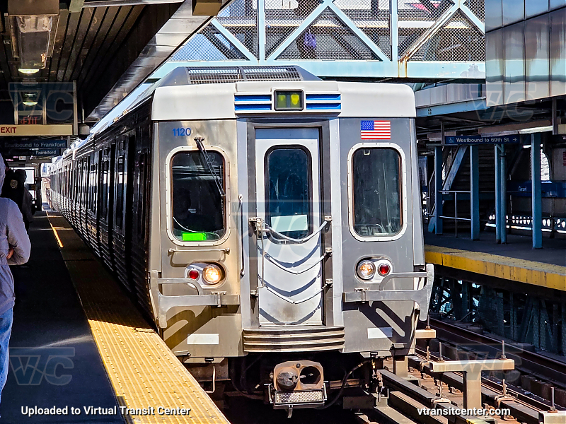 SEPTA Metro Market-Frankford/M4 1120
L1 All Stops to 69th Street
ADTranz M4
