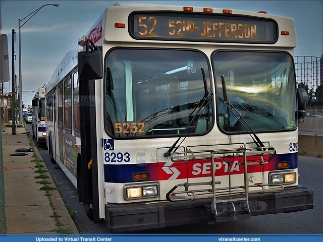 SEPTA 8293 on route 49
Route 49 to 29th-Snyder [display reads 52 52nd-Jefferson]
New Flyer DE40LF
Vare St and Snyder Avenue, Philadelphia, PA
Keywords: SEPTA;New Flyer DE40LF