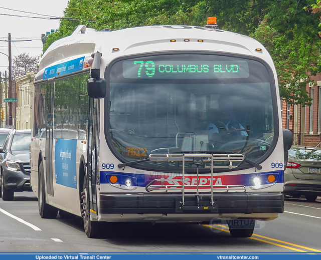 SEPTA 909 on route 79
79 to Columbus Commons
Proterra Catalyst BE40
Snyder Avenue and 3rd Street, Philadelphia, PA
Keywords: SEPTA;Proterra Catalyst BE40