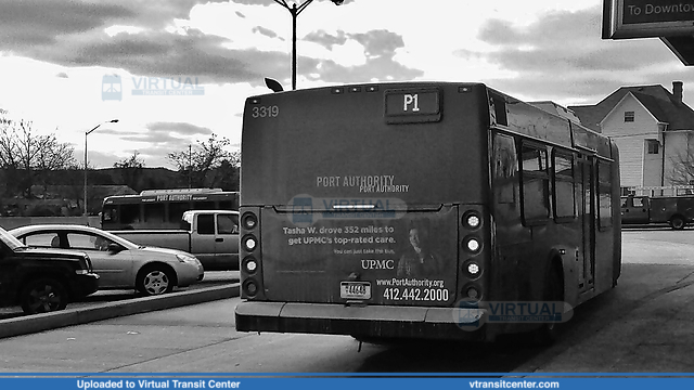 Pittsburgh Regional Transit 3319 on route P1
P1 East Busway to Downtown
New Flyer D60LFR
November 28th, 2014
Keywords: PA Transit;New Flyer D60LFR