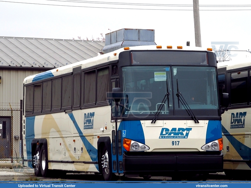 DART First State 917
Not in Service
MCI D4500CT
Wilmington Bus Yard, Wilmington, DE
March 31st, 2012
Keywords: DARTFirstState;D4500CT