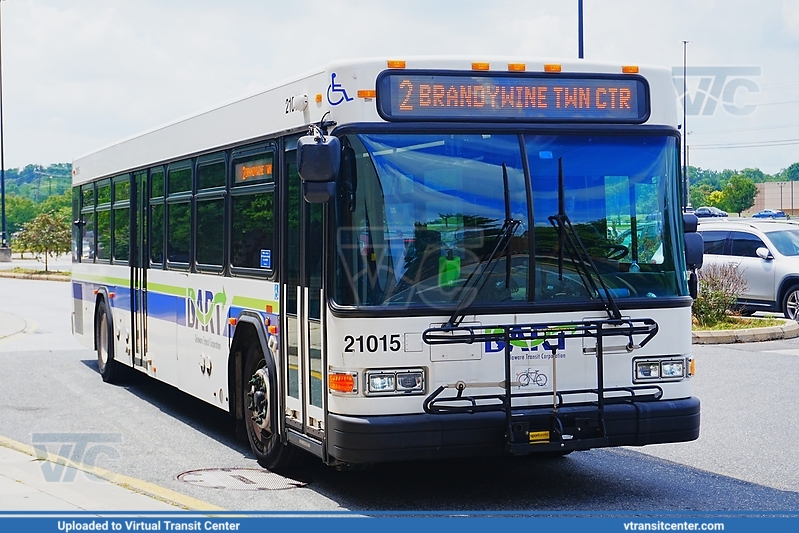 DART First State 21015 on Route 2
Route 2 to Brandywine Town Center
Gillig Low Floor 40'

