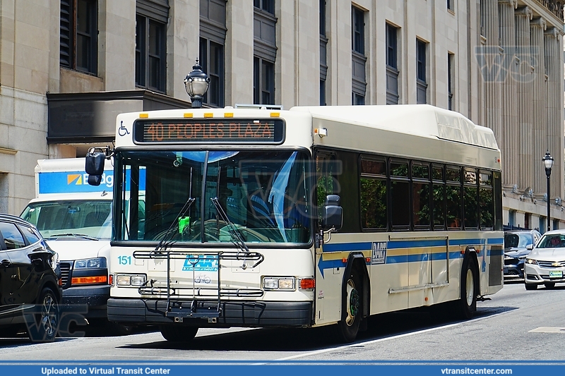 DART First State 151 on Route 40
Route 40 to People's Plaza
Gillig Low Floor 40' HEV

