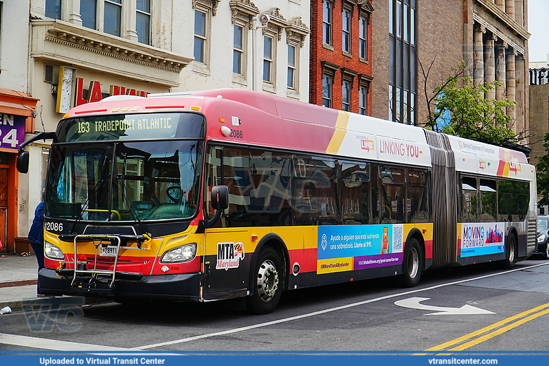 MTA Maryland BaltimoreLink 12086 on ExpressLink 163
ExpressLink 163 to West Baltimore MARC
New Flyer XDE60
Keywords: MTA Maryland;Baltimore Link;New Flyer XDE60;Articulated Bus