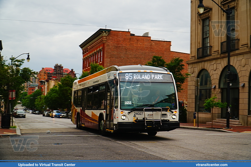 MTA Maryland BaltimoreLink 24027 on LocalLink 95
LocalLink 95 Supplemental Service to Roland Park
NovaBus LFS
Keywords: MTAMD