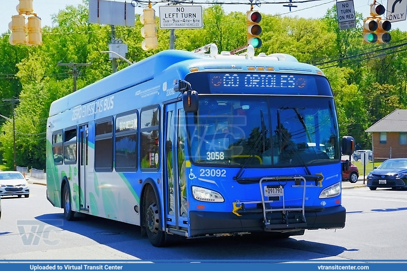 MTA Maryland BaltimoreLink 23092 on LocalLink 30
Route 30 to Rogers Park Metro
New Flyer XE40
Keywords: MTA Maryland;BaltimoreLink;New Flyer XE40;23092;Electric Bus;Xcelsior Charge