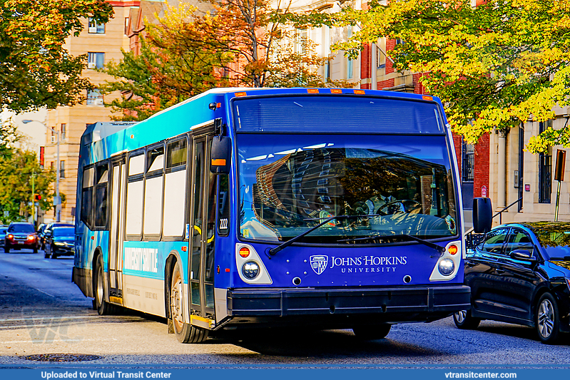 Johns Hopkins University 2222
Johns Hopkins Hospital Shuttle
NovaBus LFS
