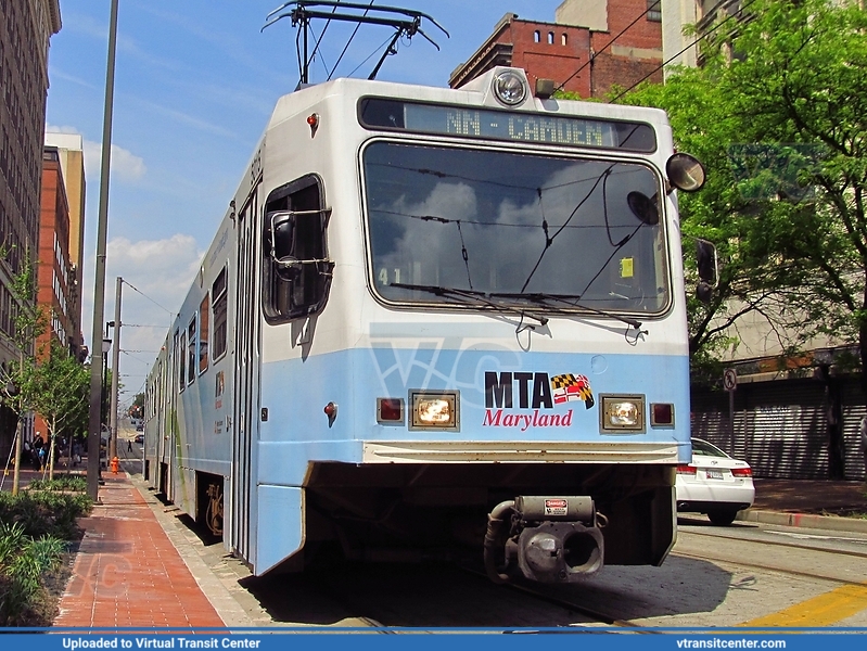 MTA Maryland Light Rail 5015
Light Rail to  Camden Yards
ABB LRV
Howard Street and Lexington Street, Baltimore, MD 
Taken April 21st 2012
