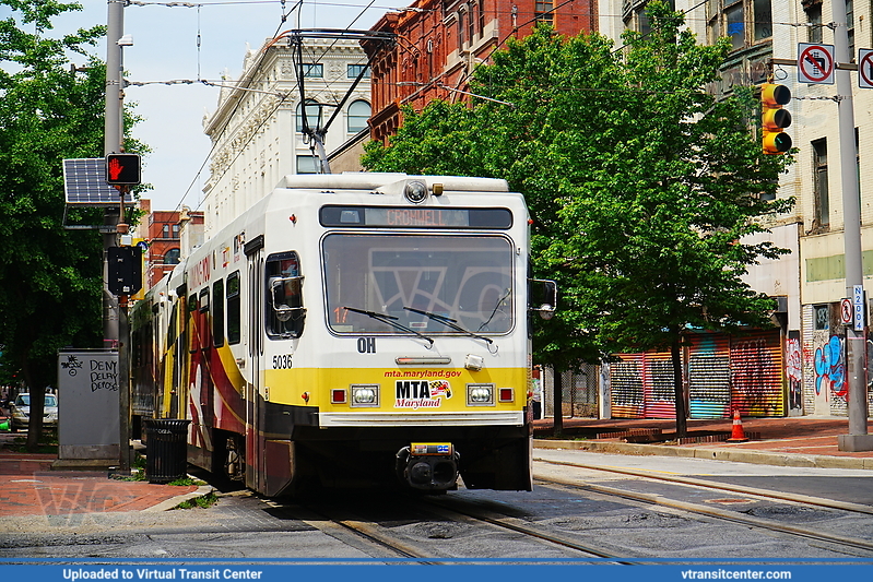 MTA Maryland Light Rail 5036 on Light RailLink
Light RailLink to Cromwell
ABB LRV
Howard Street at Fayette Street, Baltimore, MD
Keywords: MTAMDLR;ABB