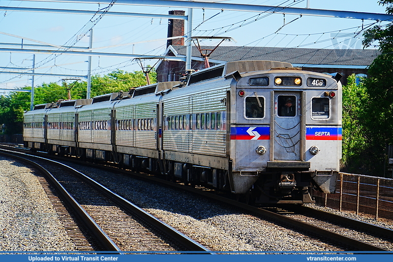 SEPTA Silverliner IV 408 Leading West Trenton Line
West Trenton via Center City
GE Silverlinver IV
Keywords: SEPTARR;GE