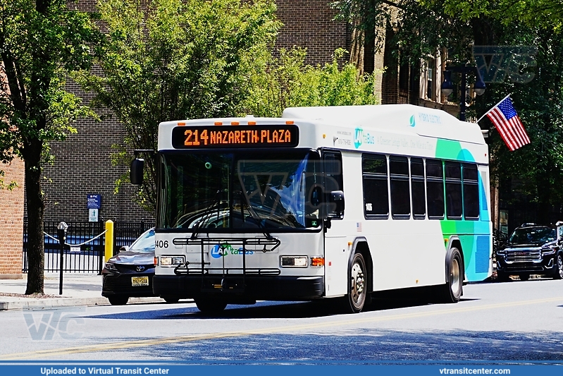 LANTA 1406 on Route 214
Route 214 to Nazareth Plaza
Gillig Low Floor Hybrid
