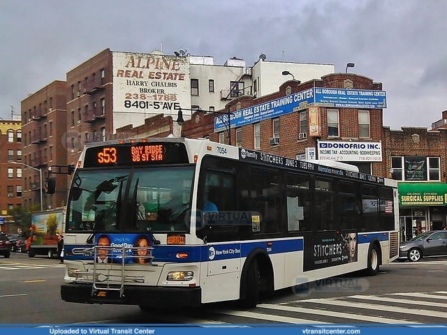 MTA New York City 7054 on route S54
Photo taken at Bay Ridge; 86th St Station
9/30/15
Keywords: Orion VII 3G;Orion;NG;3G