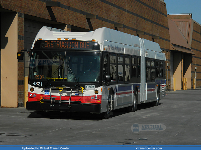 Chicago Transit Authority 4321 Instruction Bus
Keywords: CTA;New Flyer DE60LFR