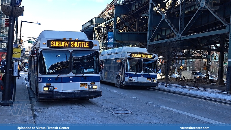 MTA New York City 216 and 304 on a 7 Shuttle 
7 Shuttle 
