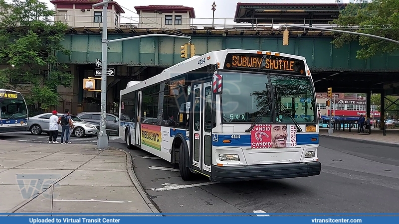MTA New York City 6 shuttle 
6 shuttle 
Orion VII NG HEV
