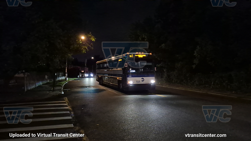 MTA Bus Company #2196 on the QM2
Ex-NJ Transit #7103 
