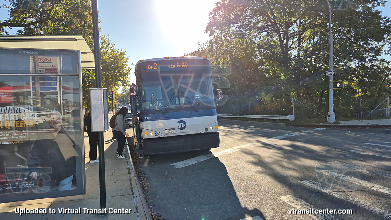 MTA Bus Company #2196 on the QM2
Ex-NJ Transit #7103 
