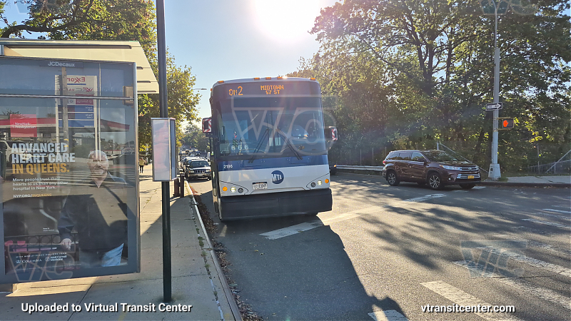 MTA Bus Company #2196 on the QM2
Ex-NJ Transit #7103 
