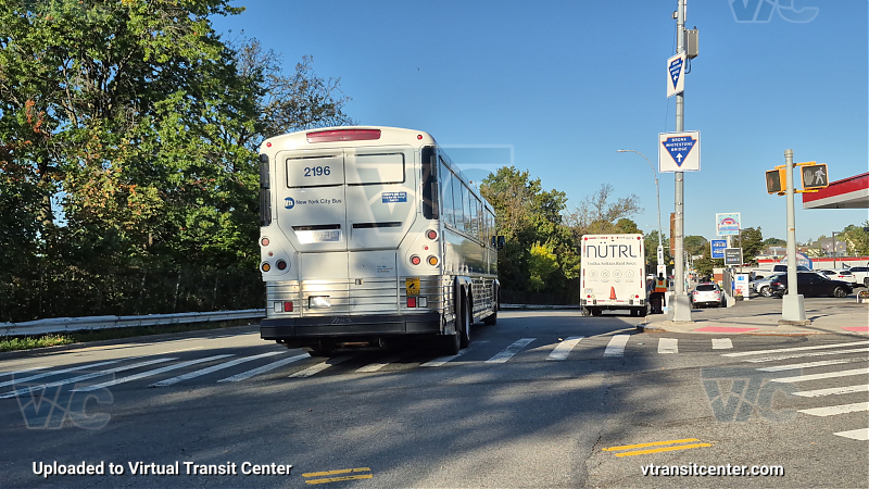 MTA Bus Company #2196 on the QM2
Ex-NJ Transit #7103 
