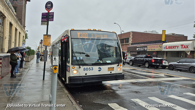 New York City Transit #8053 on the T300 E shuttle 
New York City Transit #8053 on the T300 E shuttle 
