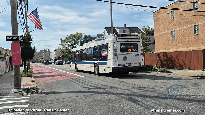 New York City Transit #8012 on the T351 Rockaway Park Shuttle 
New York City Transit #8012 on the T351 Rockaway Park Shuttle 
