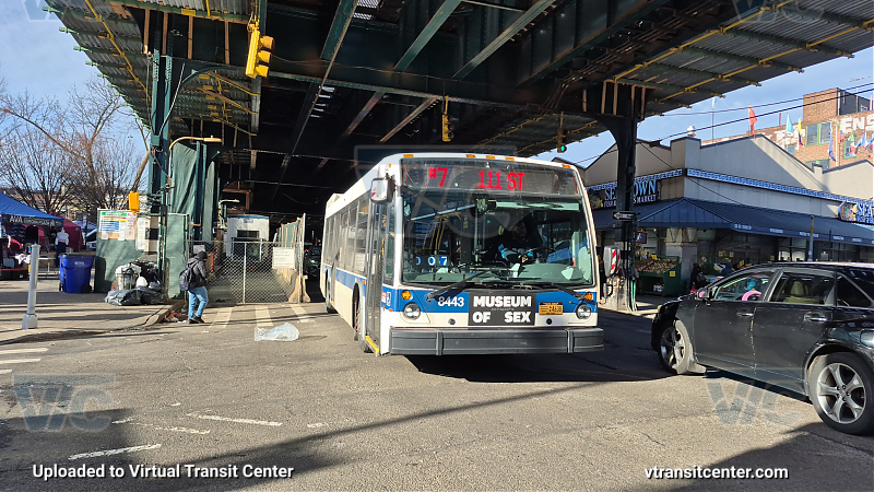 2015 Nova LFS #8443 on the T324 7 train shuttle
2015 Nova LFS #8443 on the T324 7 train shuttle
