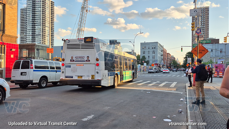 New York City Transit #8390 on the X80
New York City Transit #8390 on the X80
