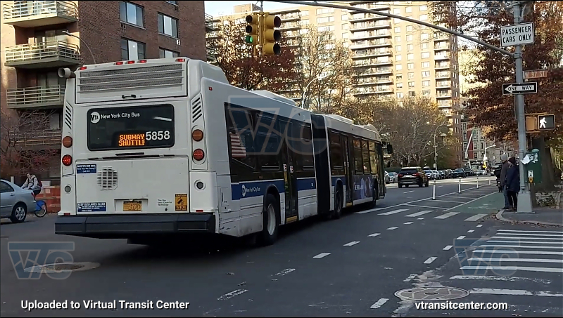 2013 Nova LFSA #5858 on the A/C shuttle
2013 Nova LFSA #5858 on the A/C shuttle
