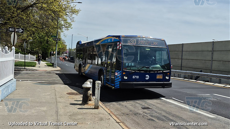 New York City Transit Bus #8710 on the Q30
New York City Transit Bus #8710 on the Q30
