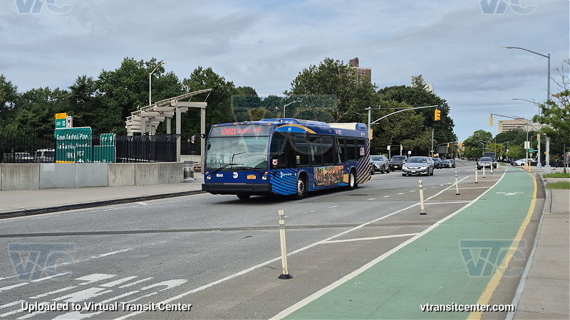 New York City Transit Bus #8541 on the T300 E shuttle 
New York City Transit Bus #8541 on the T300 E shuttle 
