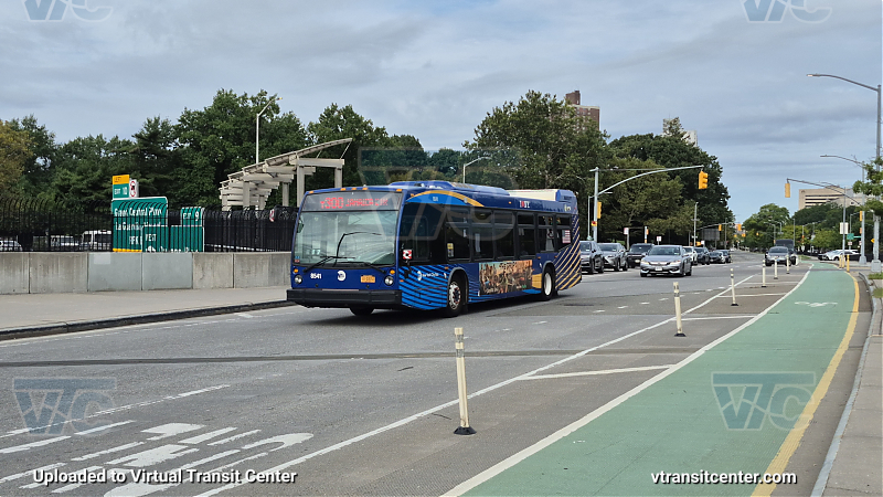 New York City Transit Bus #8541 on the T300 E shuttle 
New York City Transit Bus #8541 on the T300 E shuttle 
