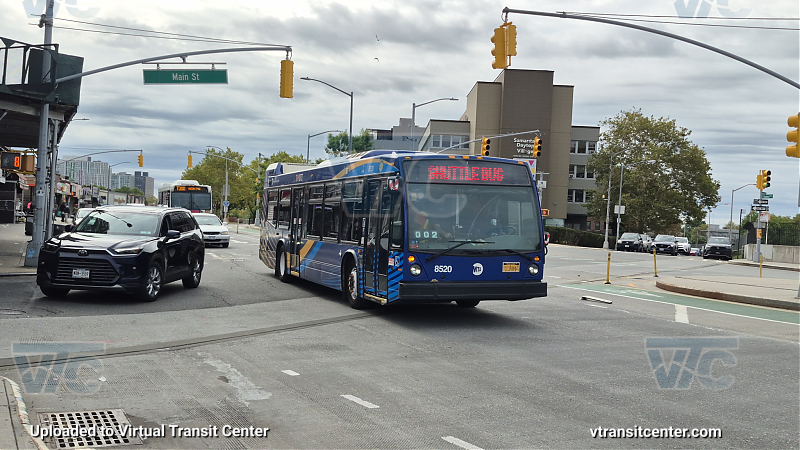 New York City Transit Bus #8520 on the T300 E shuttle 
New York City Transit Bus #8520 on the T300 E shuttle 
