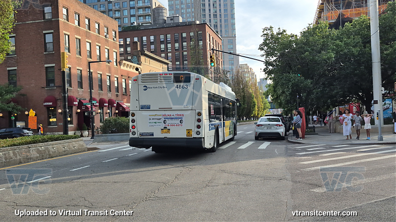 New York City Transit #4863 on the T403 G shuttle 
New York City Transit #4863 on the T403 G shuttle 
