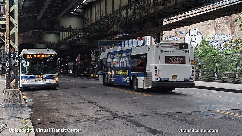 MTA New York City 7209 on the B108 J shuttle + 7229 on the B107 M shuttle 
2015 NFI XD40 #7209 on the B108 J shuttle + #7229 on the B107 M shuttle 

