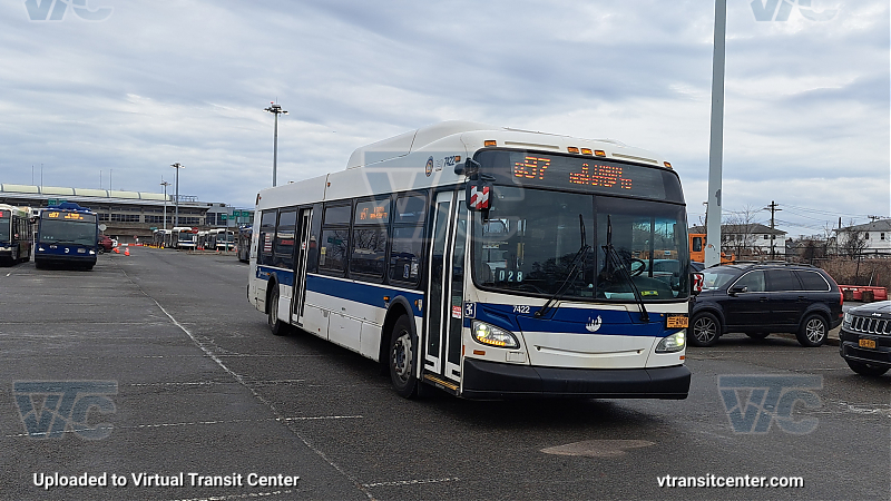 MTA New York City 7422 on the Q97 A shuttle 
2015 NFI XD40 #7422 on the Q97 A shuttle 
