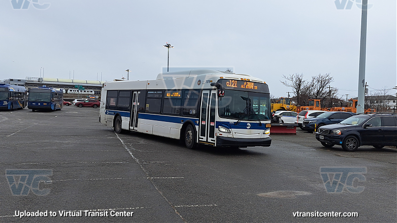 MTA New York City 7379 on the Q121 A shuttle 
2015 NFI XD40 #7379 on the Q121 A shuttle 
