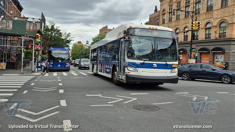 MTA New York City 7313 on the F shuttle 
2015 NFI XD40 #7313 on the F shuttle 
