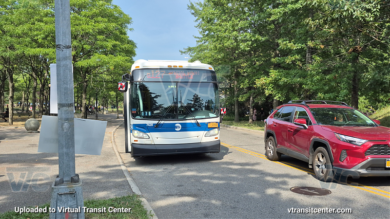MTA New York City 7428 on the Q127 Dragon Boat Shuttle 
2015 NFI XD40 #7428 on the Q127 Dragon Boat Shuttle 

