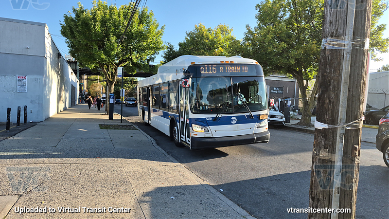 MTA New York City 7379 on the Q116 A shuttle 
2015 NFI XD40 #7379 on the Q116 A shuttle 
