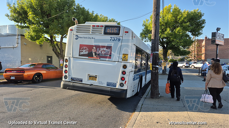 MTA New York City 7379 on the Q116 A shuttle 
2015 NFI XD40 #7379 on the Q116 A shuttle 
