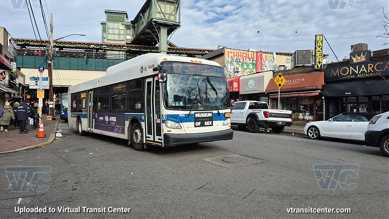 MTA New York City 7434 on the T324 7 shuttle
2015 NFI XD40 #7434 on the T324 7 shuttle
