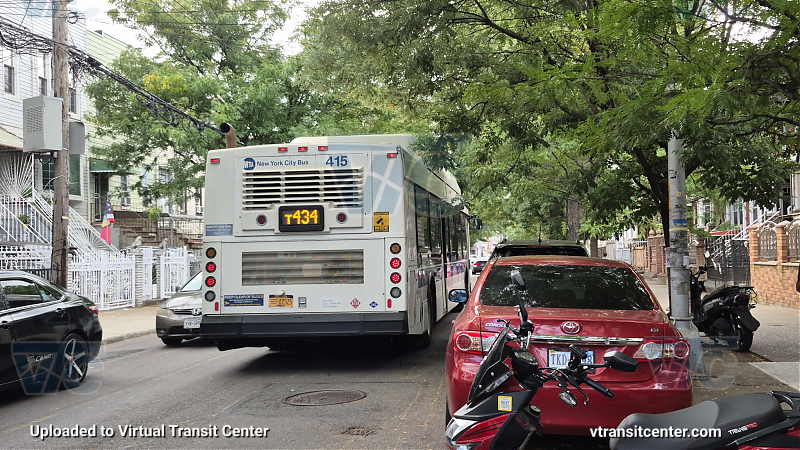 New York City Transit #465 on the T434 J shuttle 
New York City Transit #465 on the T434 J shuttle 
