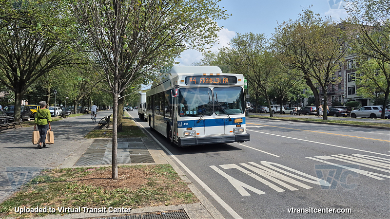 2012 NFI C40LF #490 on the 3/4 shuttle
2012 NFI C40LF #490 on the 3/4 shuttle
