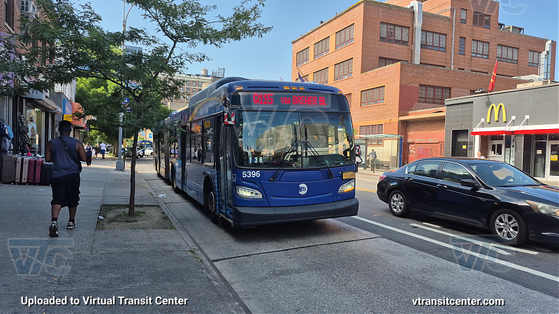 MTA New York City 5396 on the Q115
2015 NFI XD60 #5396 on the Q115
