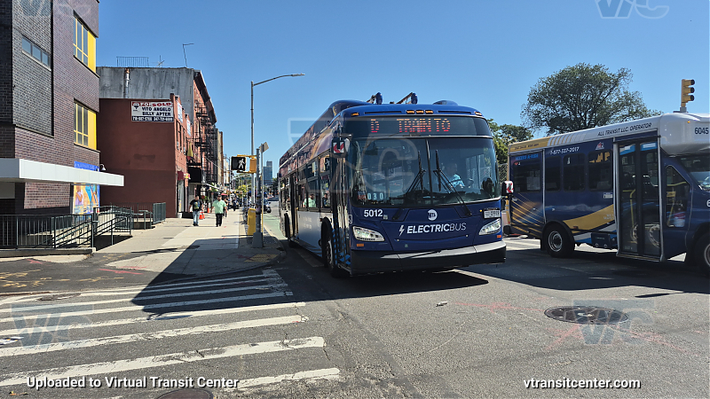 MTA New York City 5012 on the D shuttle 
2023 NFI XE40 #5012 on the D shuttle 
