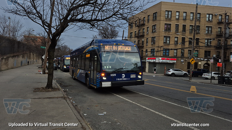 MTA New York City 5029 on the 2 shuttle 
2024 Nova LFS #5029 on the 2 shuttle 
