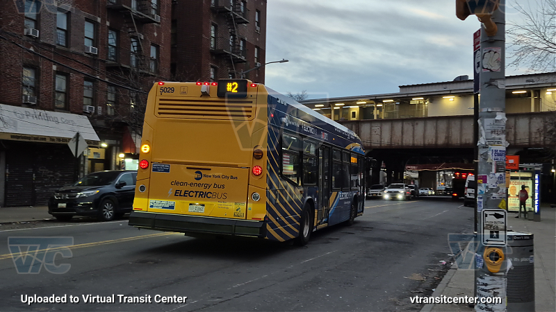 MTA New York City 5029 on the 2 shuttle 
2024 Nova LFS #5029 on the 2 shuttle 
