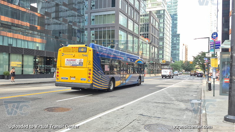 New York City Transit Bus #7946 on the G shuttle 
New York City Transit Bus #7946 on the G shuttle 
