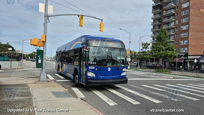 MTA Bus Company #9320 on the T300 E shuttle 
MTA Bus Company #9320 on the T300 E shuttle 

