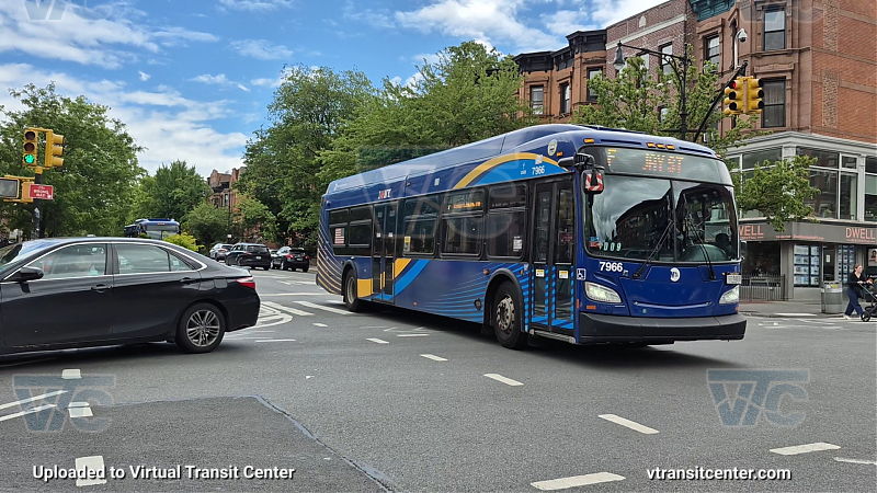 2021 NFI XD40 #7966 on the F train shuttle 
2021 NFI XD40 #7966 on the F train shuttle 
